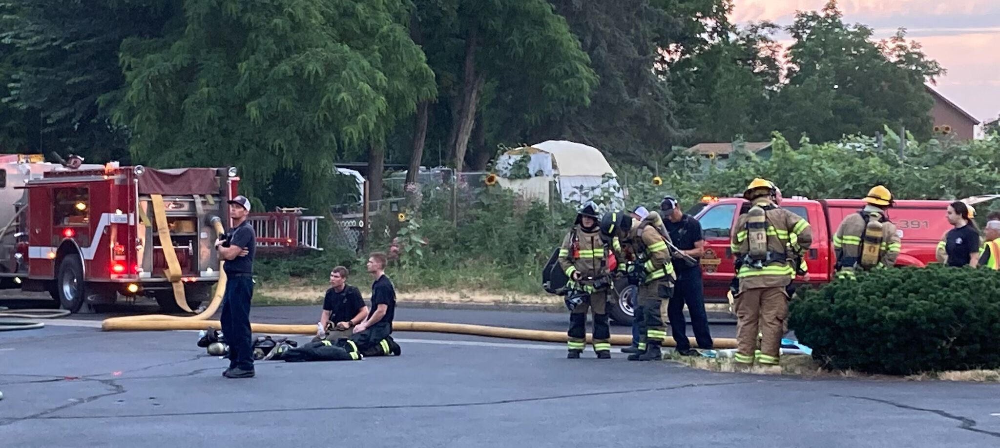 Shady Lawn Antiques and Art Gallery Fire